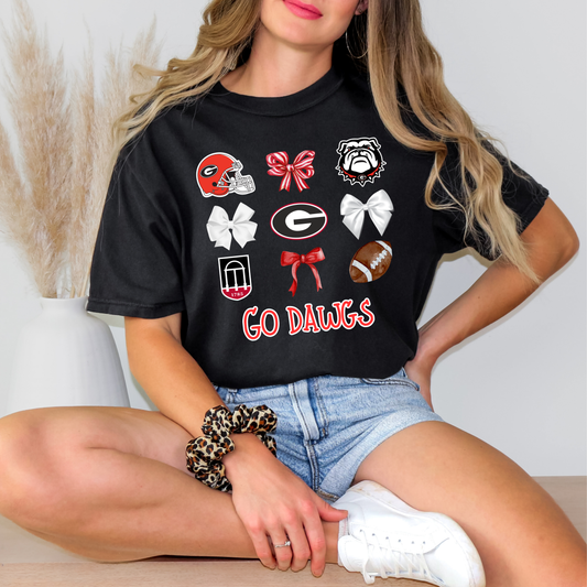 UGA Bow Tees