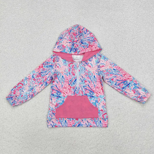 Girls Bright Floral Jacket