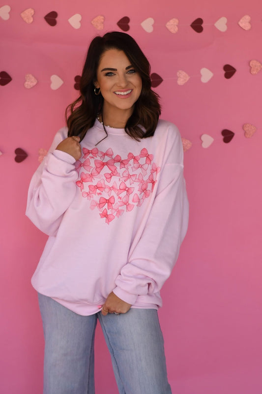 Bow Heart Crewneck