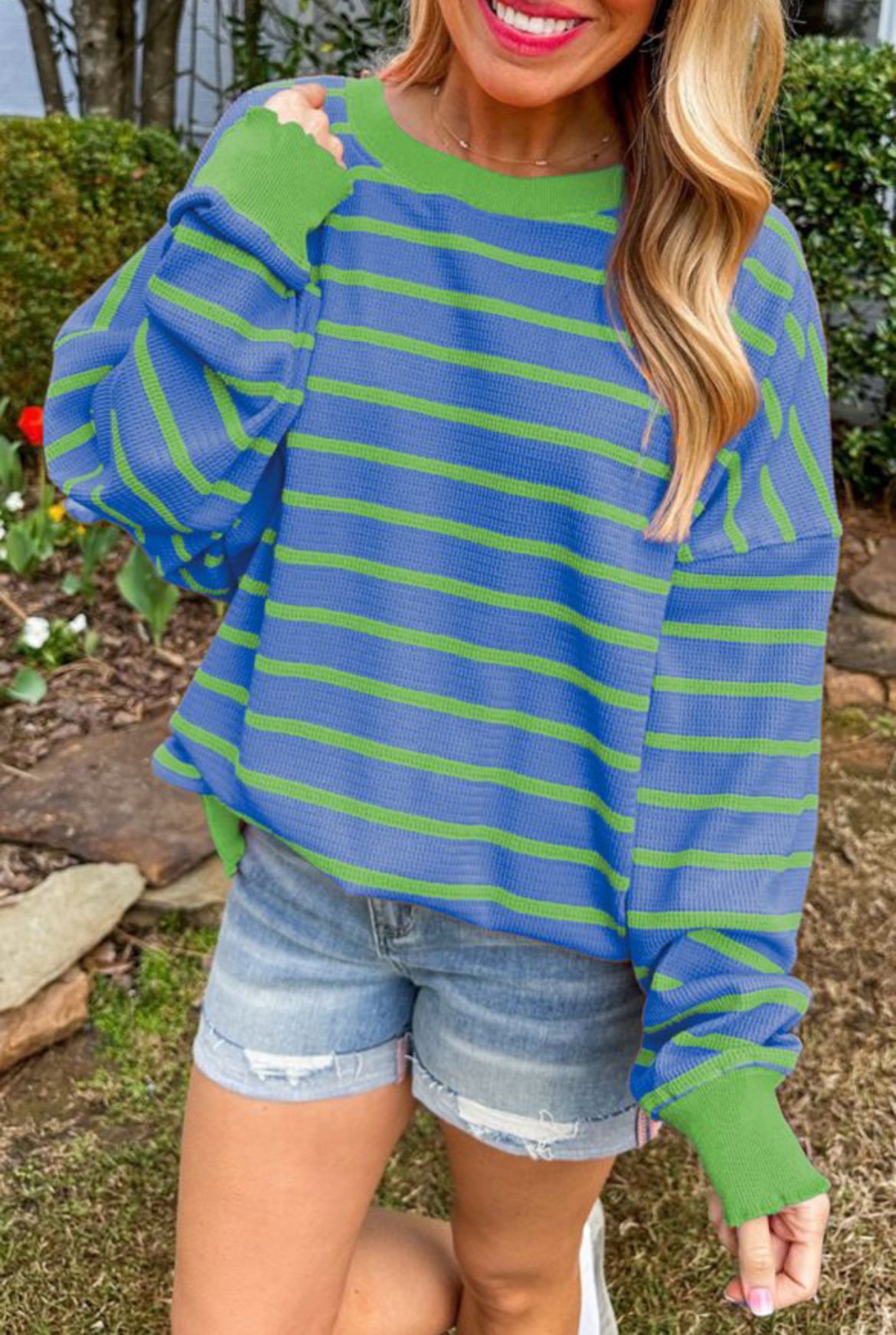 Color Fun Stripe Sweatshirts