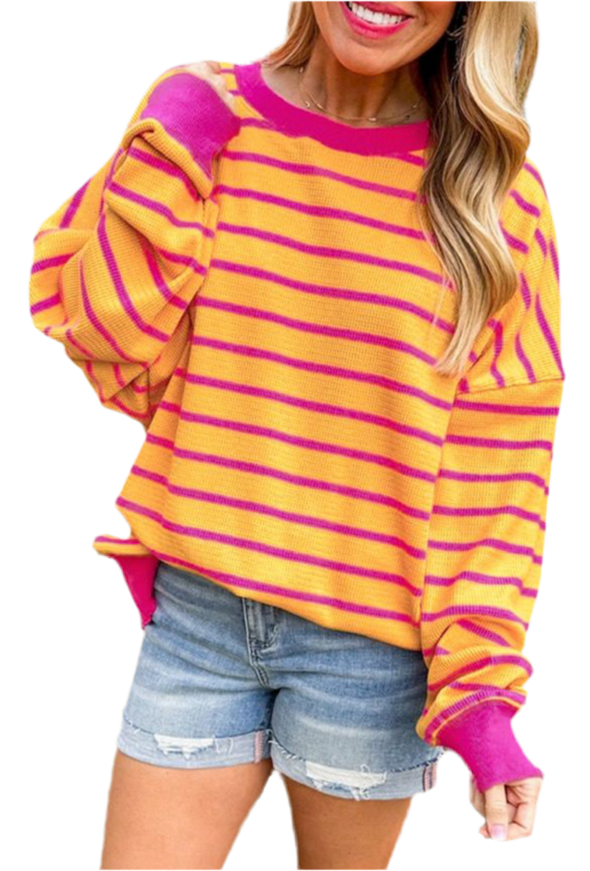 Color Fun Stripe Sweatshirts