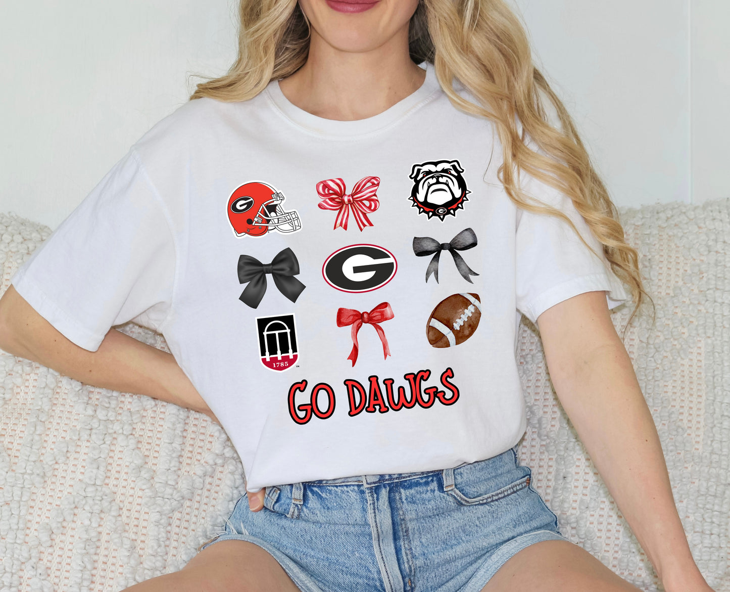 UGA Bow Tees