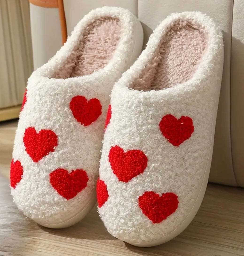 Red Heart Slippers