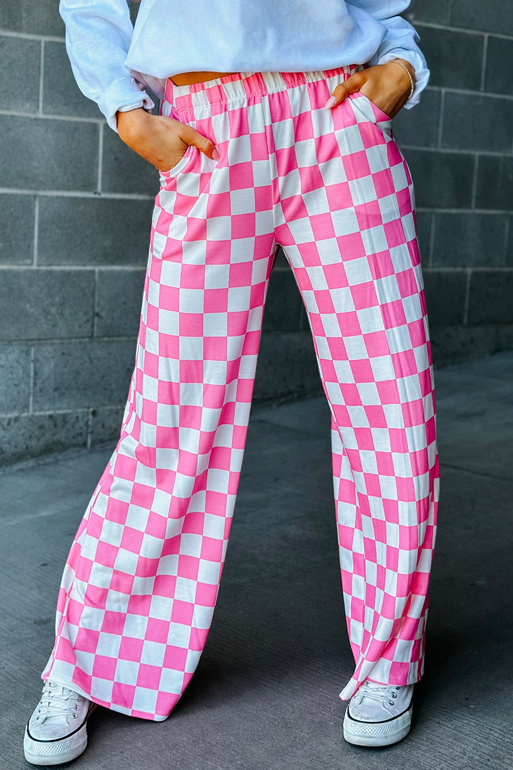 Checkered 2 Tone Pants