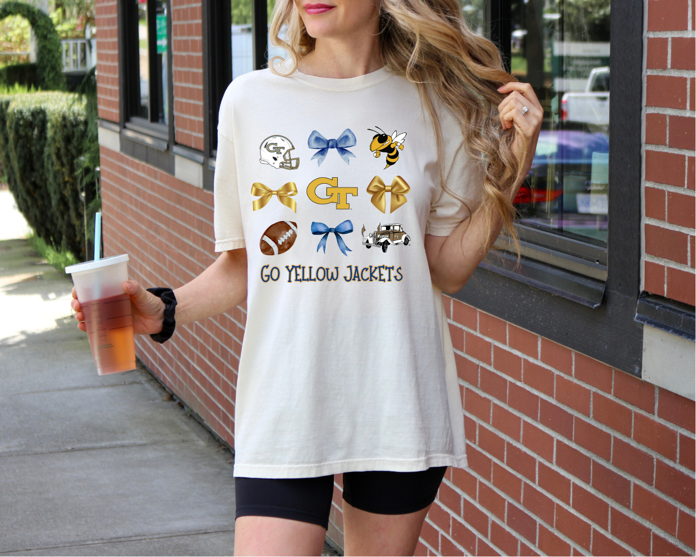 Georgia Tech Bow Tee