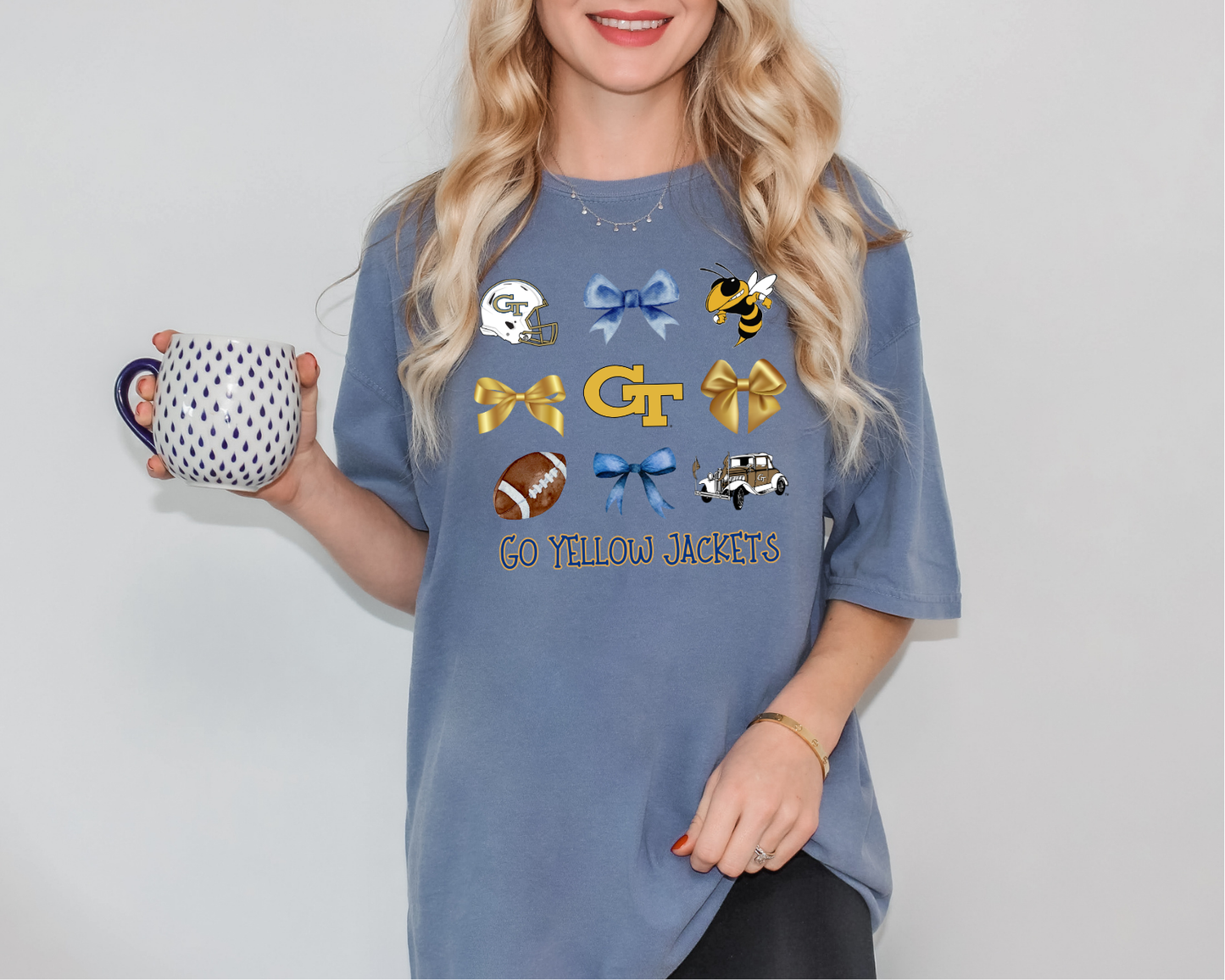 Georgia Tech Bow Tee