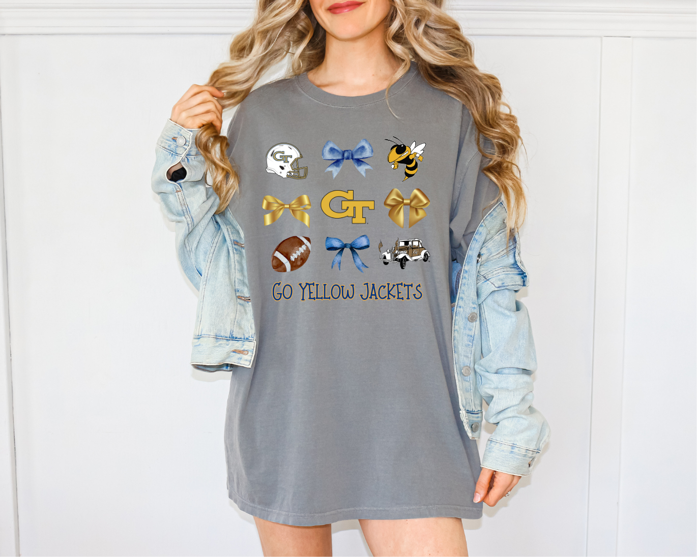 Georgia Tech Bow Tee