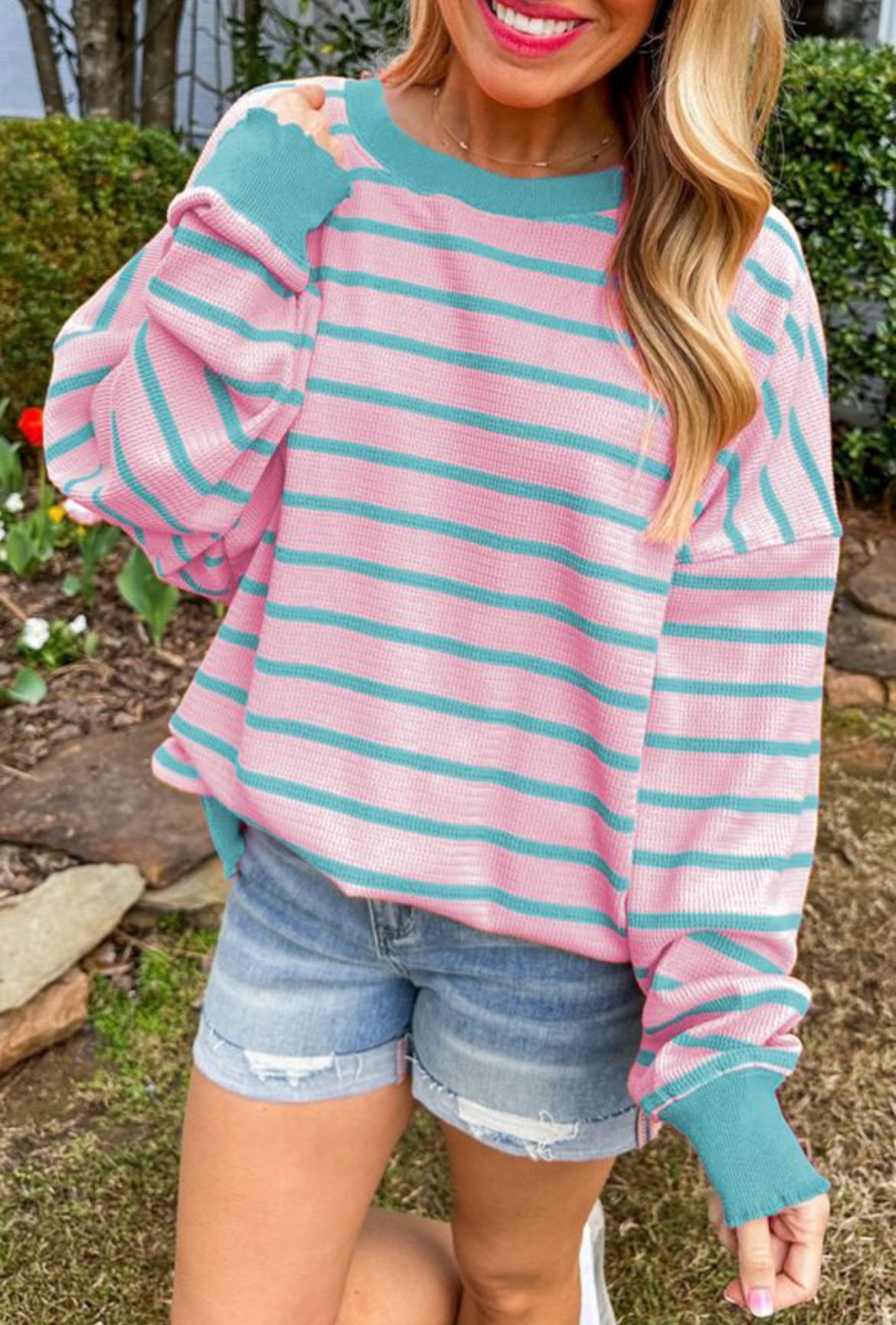 Color Fun Stripe Sweatshirts